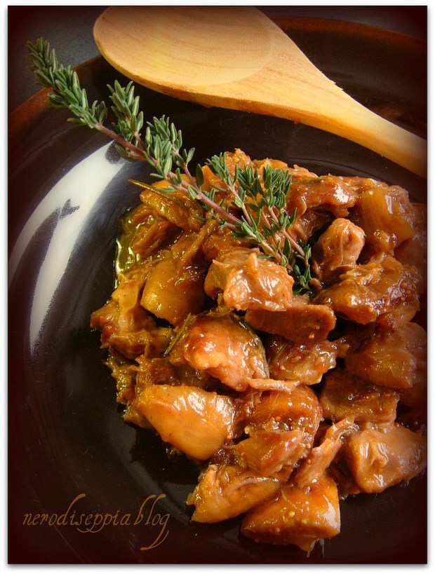 Sauté di agnello ai fichi