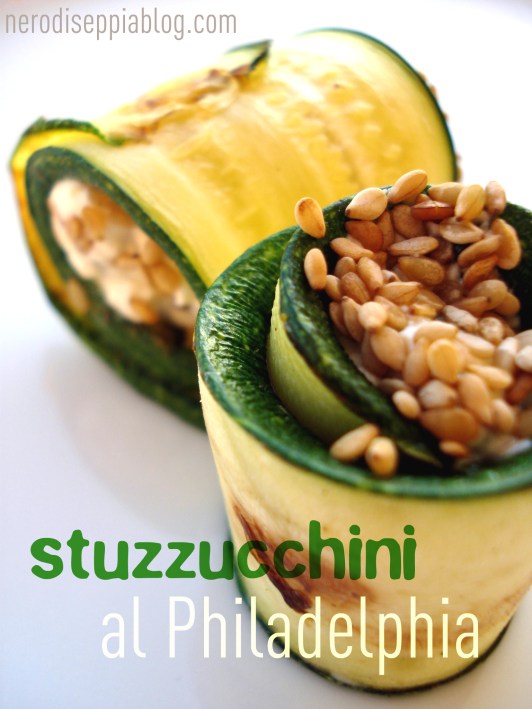 Stuzzichini di zucchine al philadelphia