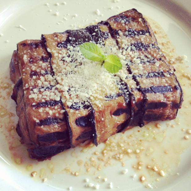 sformato zucchine bufala menta parmigiano