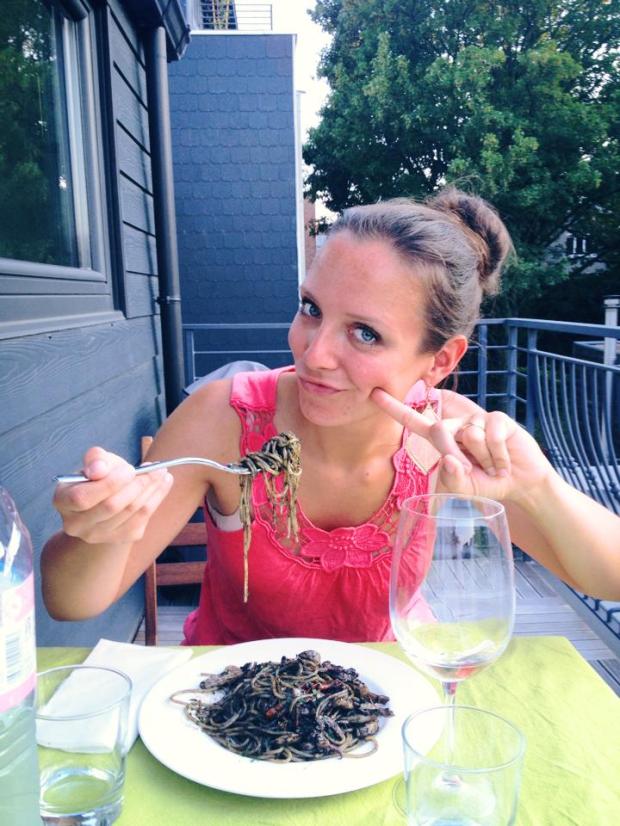 pasta col nero di seppia e la seppiolina