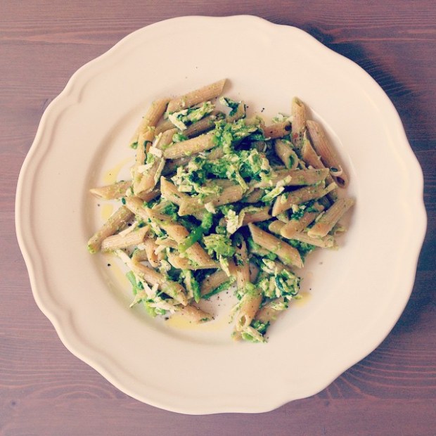 pasta Rummo integrale cime di rape ricotta salata